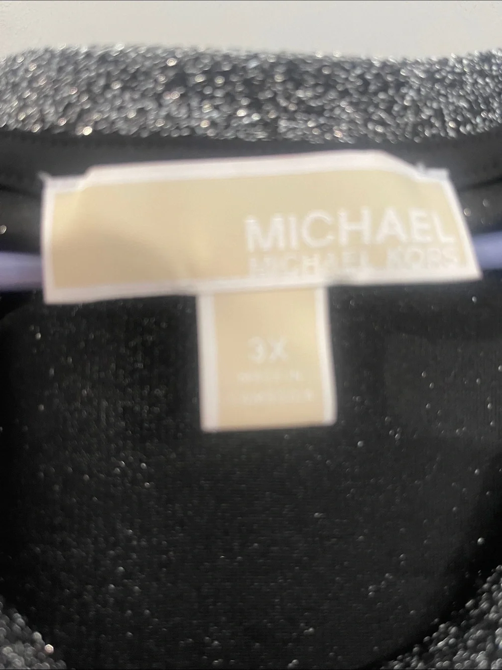 Michael Kors Charcoal Off-the-Shoulder Knit Sweater